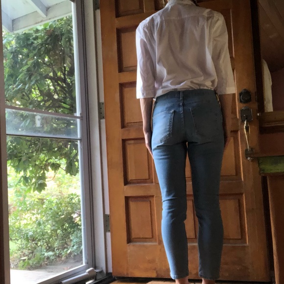 Everlane light wash denim jeans Sz 27 Ankle - Picture 5 of 9